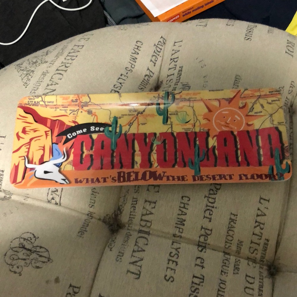 Canyonland southwestern melamine tray